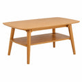 Couchtisch – 100 cm, aus Massivholz und Eichenholz