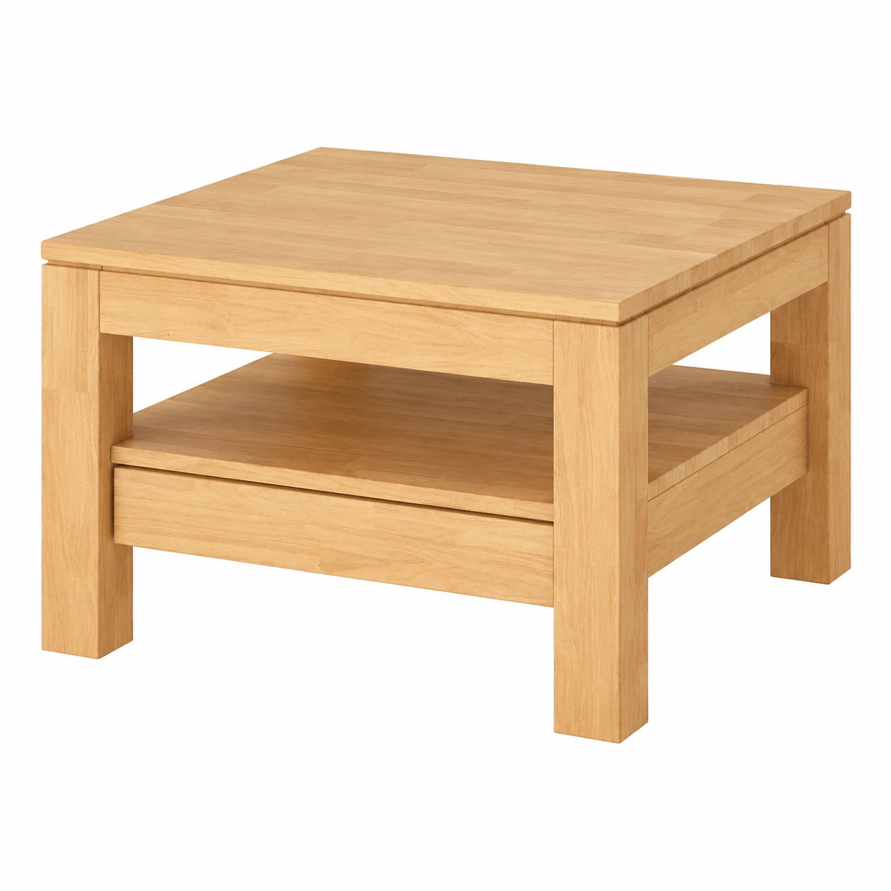 Couchtisch – 70 cm, aus Massivholz, für Wohnzimmer