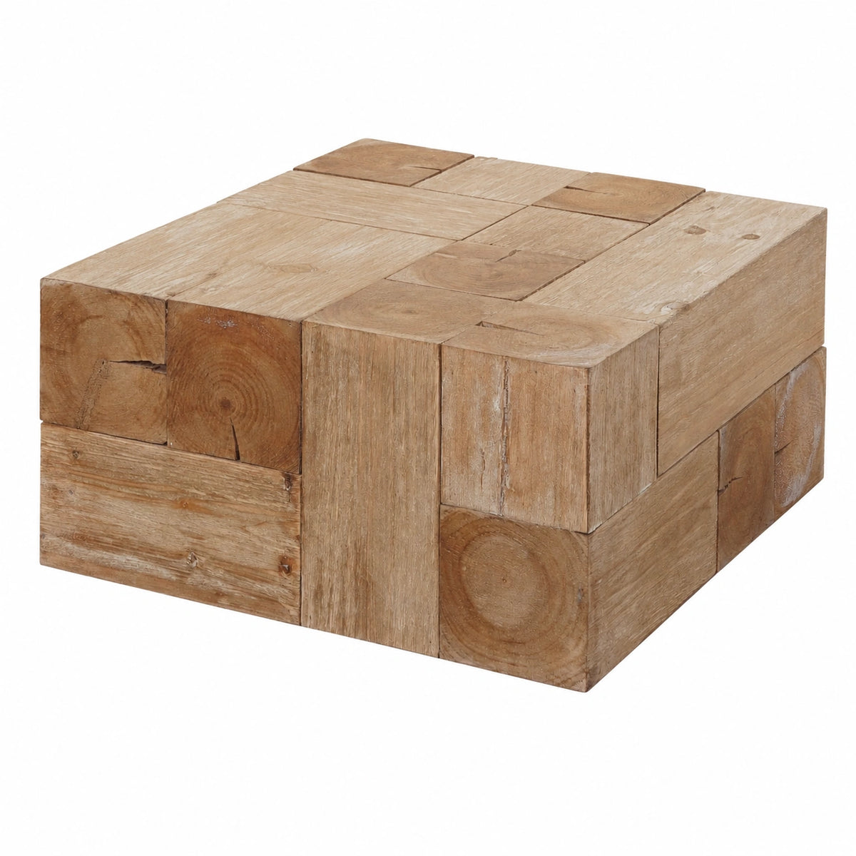 Couchtisch – 30 × 60 × 60 cm, aus Holz