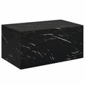 Couchtisch – 90 × 50 × 40 cm, moderner Stil, Schwarz, für Wohnzimmer und Schlafzimmer