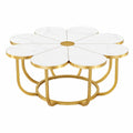 Couchtisch – 100 cm, moderner Stil, Gold, für Wohnzimmer