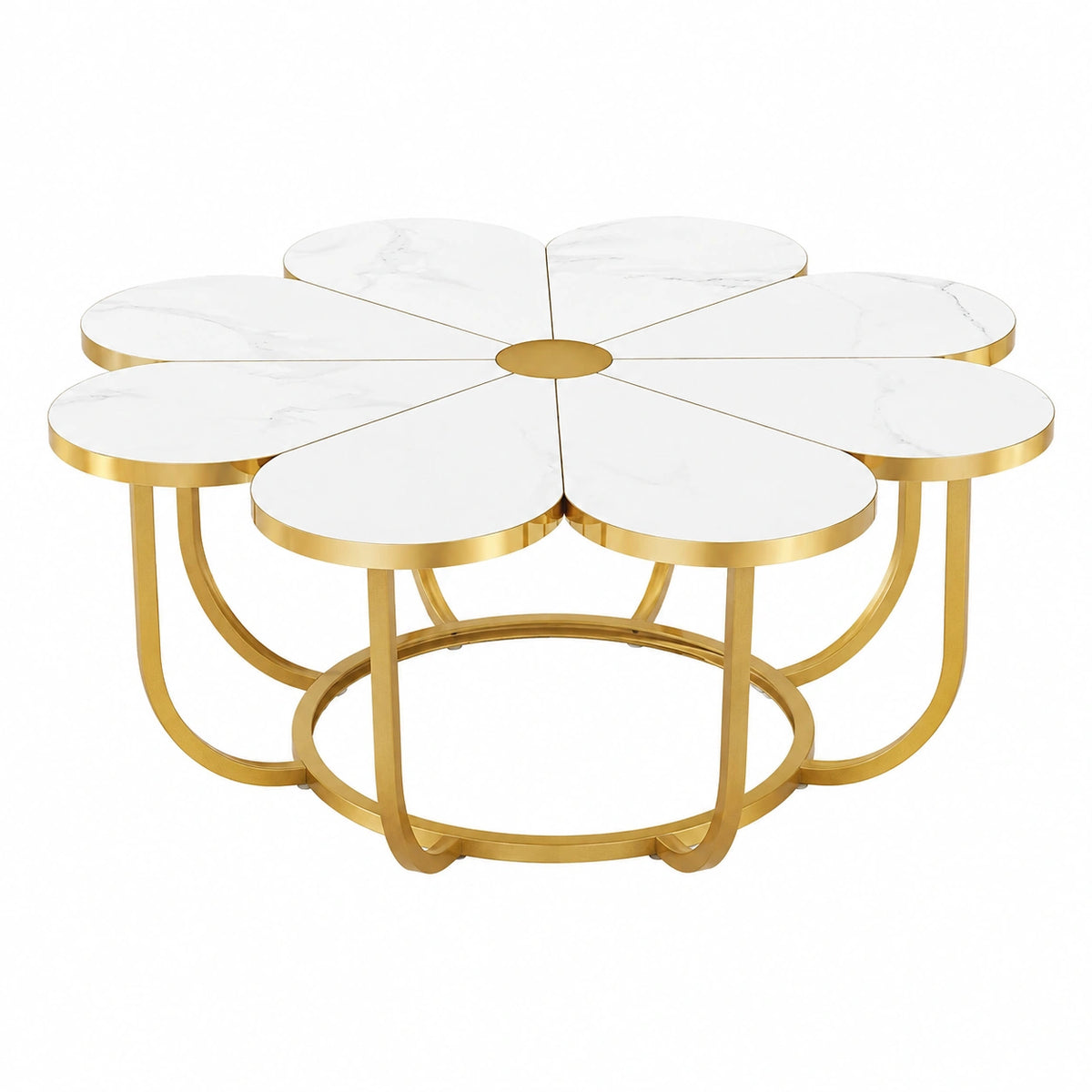 Couchtisch – 100 cm, moderner Stil, Gold, für Wohnzimmer